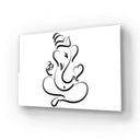 Ganesha The Lord Of Wisdom Glass Wall Art - DIY - CreoGlass®