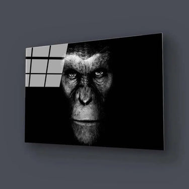 Gorilla Head Photo Glass Wall Art - DIY - CreoGlass®