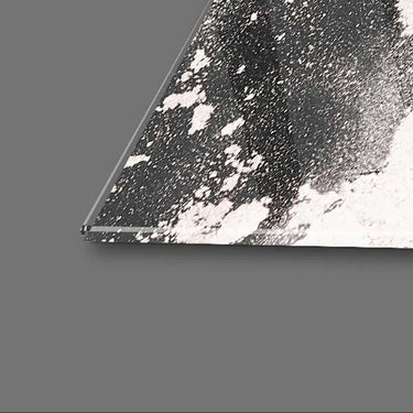 Grey Alcohol Ink Abstract Glass Wall Art - DIY - CreoGlass®