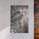 Grey Alcohol Ink Abstract Glass Wall Art - DIY - CreoGlass®