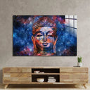 Head Lord Buddha Digital Glass Wall Art - DIY - CreoGlass®