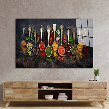 Herbs and Spices Glass Wall Art - DIY - CreoGlass®