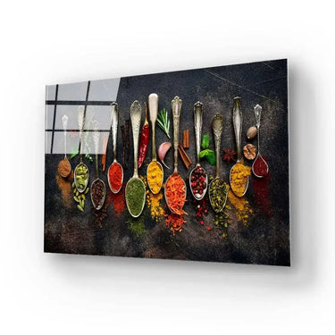 Herbs and Spices Glass Wall Art - DIY - CreoGlass®