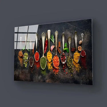 Herbs and Spices Glass Wall Art - DIY - CreoGlass®