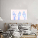 Holographic Hands Glass Wall Art - DIY - CreoGlass®