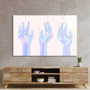 Holographic Hands Glass Wall Art - DIY - CreoGlass®