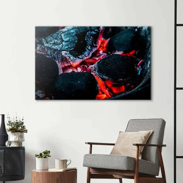 Hot Coals Glass Wall Art - DIY - CreoGlass®