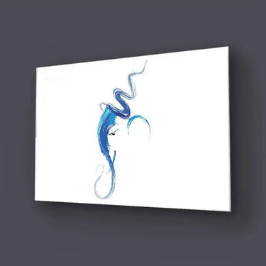 Illustration Hindu God Lord Ganesha Glass Wall Art - DIY - CreoGlass®