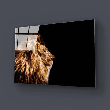 Lion Profile Glass Wall Art - DIY - CreoGlass®