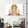 Lord Ganesha White Background Glass Wall Art - DIY - CreoGlass®