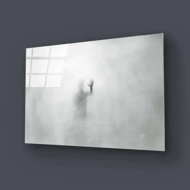 Man in the Mist Glass Wall Art - DIY - CreoGlass®
