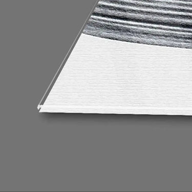 Minimal Green Brushstrokes Glass Wall Art - DIY - CreoGlass®