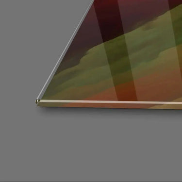 Multi-Coloured Clouds 2 Glass Wall Art - DIY - CreoGlass®