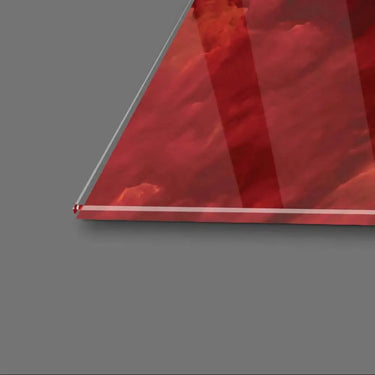 Multi-Coloured Clouds Glass Wall Art - DIY - CreoGlass®