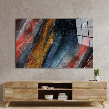 Natural Multi-Coloured Marble Glass Wall Art - DIY - CreoGlass®