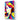 Vibrant geometric portrait art on glass, ideal for modern interior decor and bespoke architectural design.