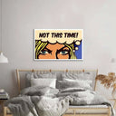 Not This Time! Glass Wall Art - DIY - CreoGlass®