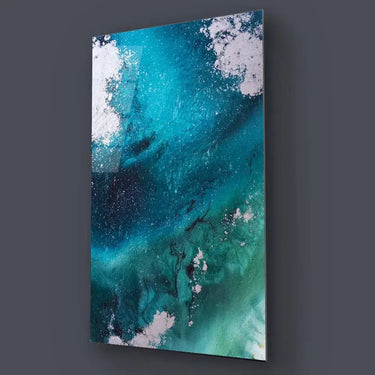 Ocean Seascape with Seafoam Glass Wall Art - DIY - CreoGlass®