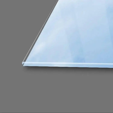 Om Symbol Clouds Shaped On Sky Glass Wall Art - DIY - CreoGlass®