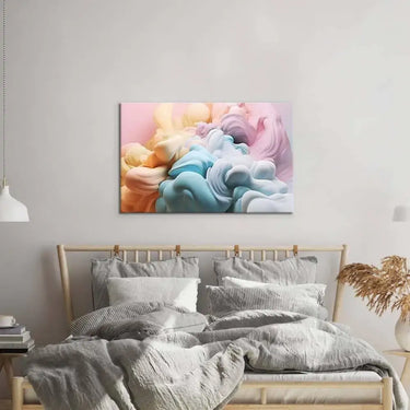 Pastel 3D Cloud Glass Wall Art - DIY - CreoGlass®