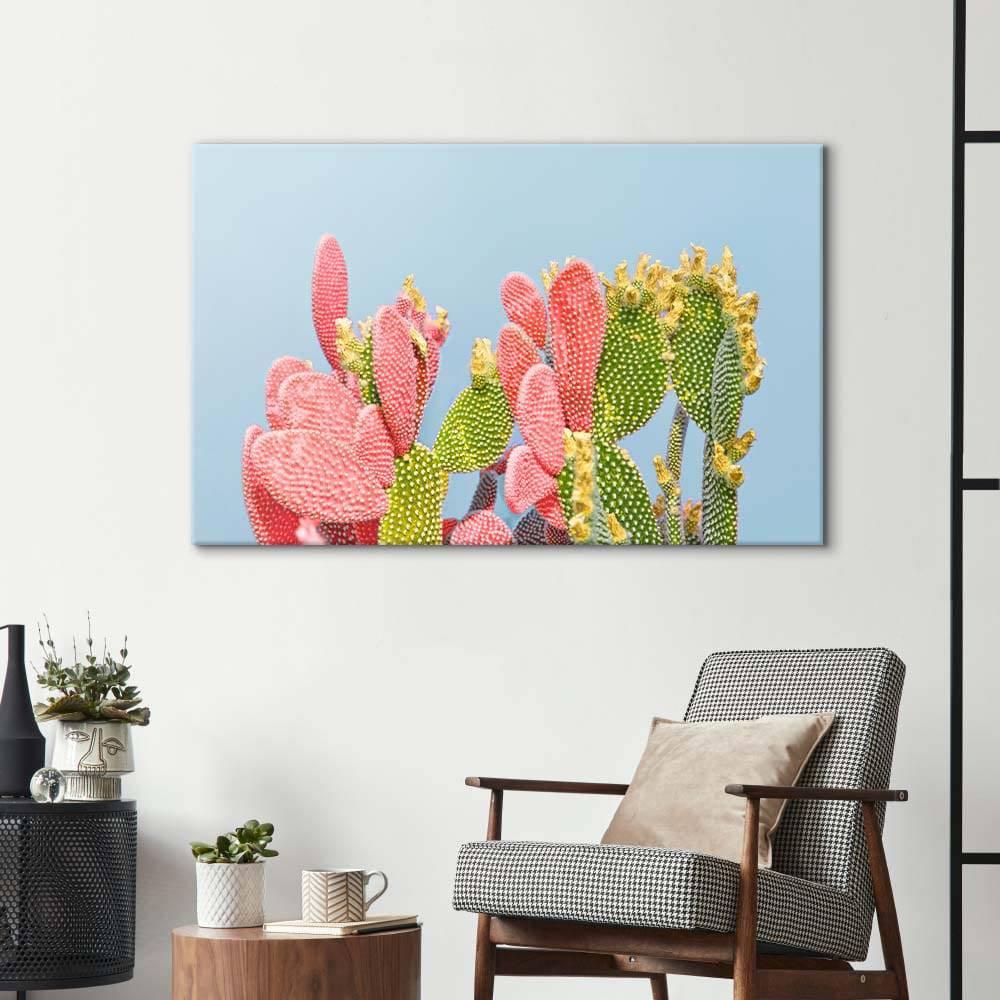 Pastel Cactus Glass Wall Art - DIY - CreoGlass®