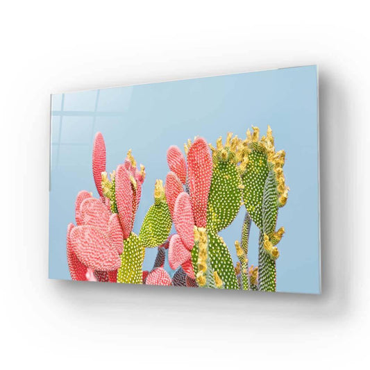 Pastel Cactus Glass Wall Art - DIY - CreoGlass®