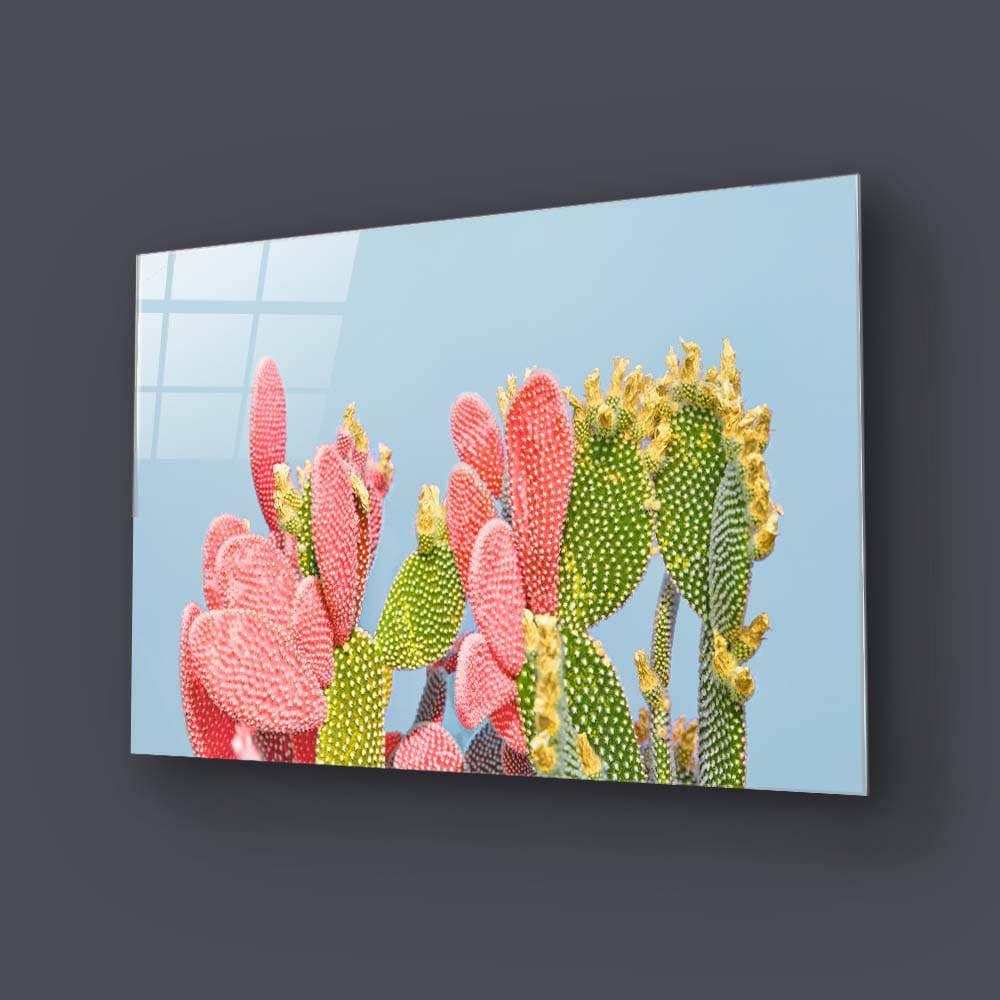 Pastel Cactus Glass Wall Art - DIY - CreoGlass®