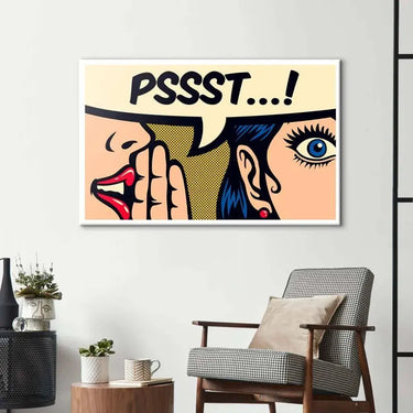 Pssst! Glass Wall Art - DIY - CreoGlass®