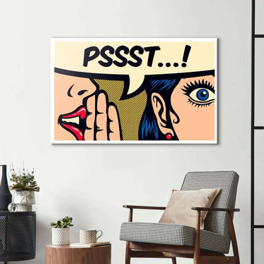 Pssst! Glass Wall Art - DIY - CreoGlass®