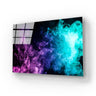 Purple and Blue Smoke Glass Wall Art - DIY - CreoGlass®