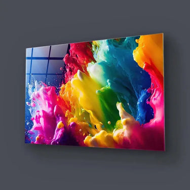 Rainbow Splash Glass Wall Art - DIY - CreoGlass®