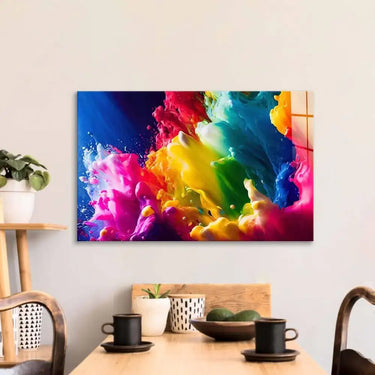 Rainbow Splash Glass Wall Art - DIY - CreoGlass®