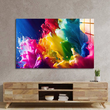 Rainbow Splash Glass Wall Art - DIY - CreoGlass®
