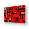 Red Abstraction Glass Wall Art - DIY - CreoGlass®