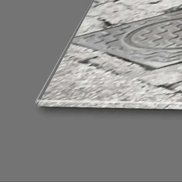 Red Window Glass Wall Art - DIY - CreoGlass®