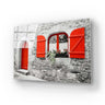 Red Window Glass Wall Art - DIY - CreoGlass®