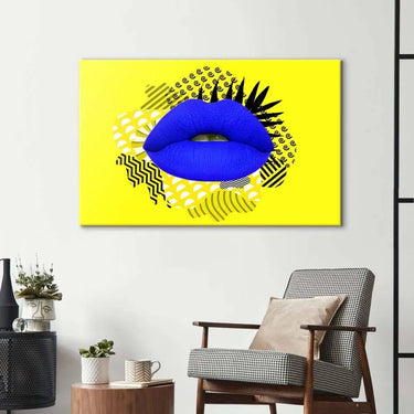 Retro Lips Glass Wall Art - DIY - CreoGlass®