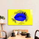 Retro Lips Glass Wall Art - DIY - CreoGlass®
