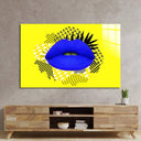 Retro Lips Glass Wall Art - DIY - CreoGlass®