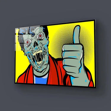 Retro Zombie Glass Wall Art - DIY - CreoGlass®