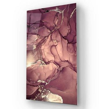 Rose Gold Alcohol Ink Abstract - DIY - CreoGlass®