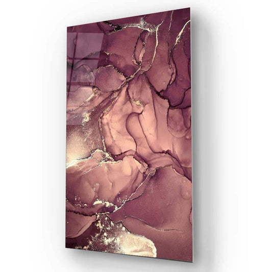 Rose Gold Alcohol Ink Abstract - DIY - CreoGlass®