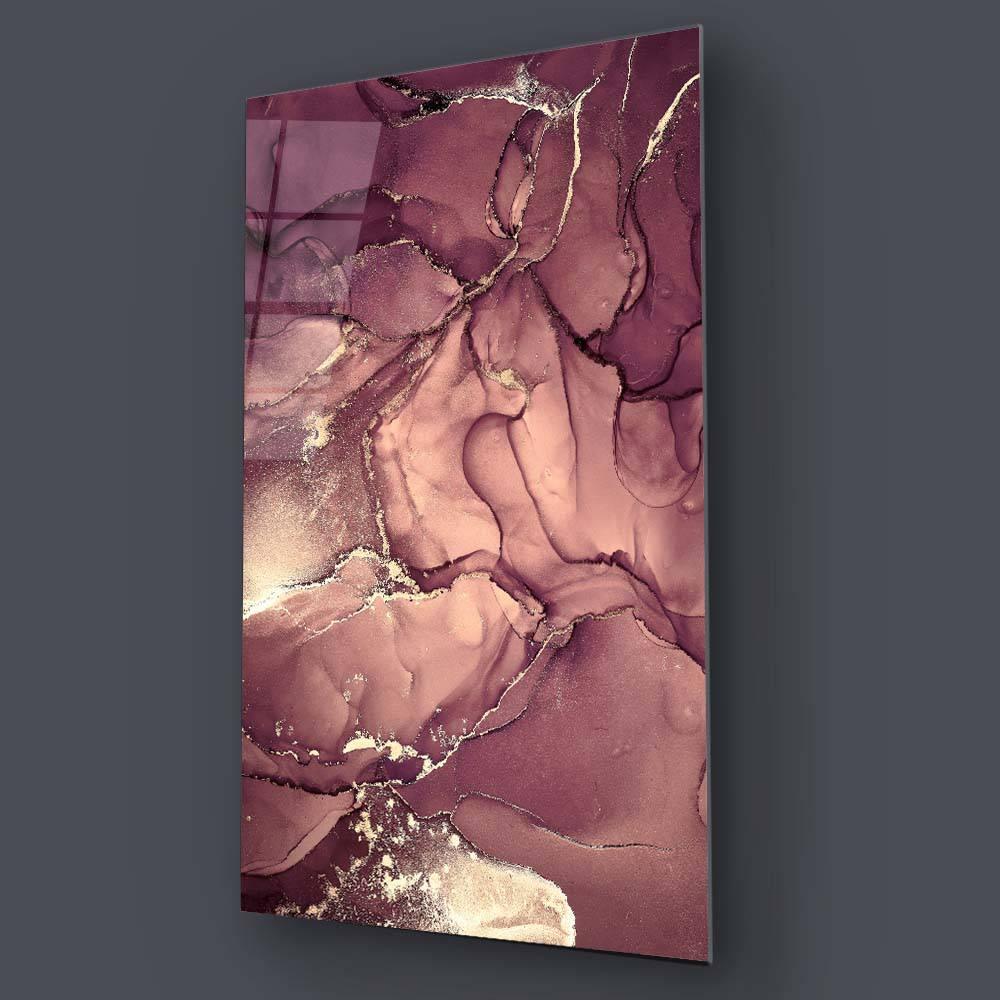 Rose Gold Alcohol Ink Abstract - DIY - CreoGlass®