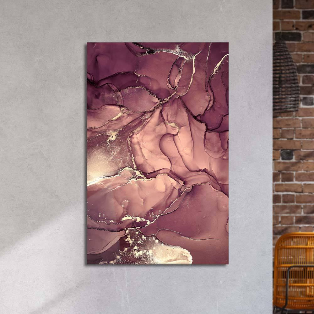 Rose Gold Alcohol Ink Abstract - DIY - CreoGlass®