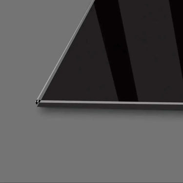 Smoke Effect Black and Red Glass Wall Art - DIY - CreoGlass®