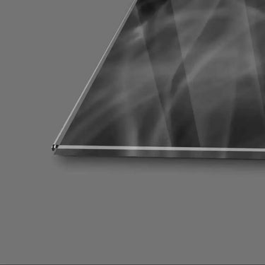 Smoke Effect Black and White Glass Wall Art - DIY - CreoGlass®