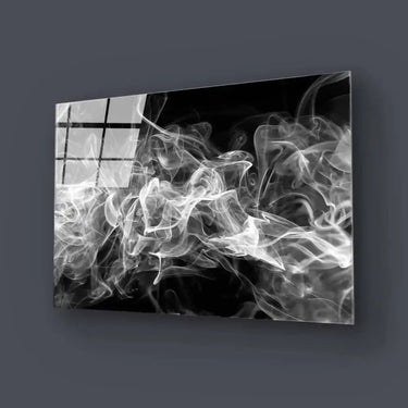 Smoke Effect Black and White Glass Wall Art - DIY - CreoGlass®