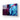 Snow Wolf Purple and Blue Glass Wall Art - DIY - CreoGlass®