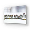Sparrows Sitting on a Branch Glass Wall Art - DIY - CreoGlass®