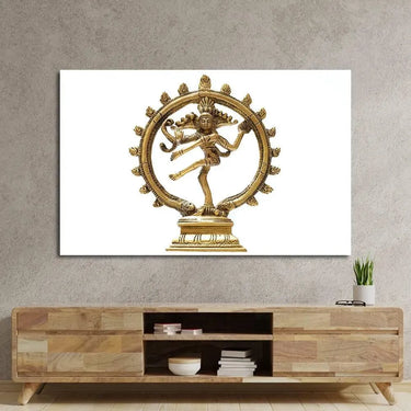 Statue Indian Hindu God Shiva Nataraja Glass Wall Art - DIY - CreoGlass®